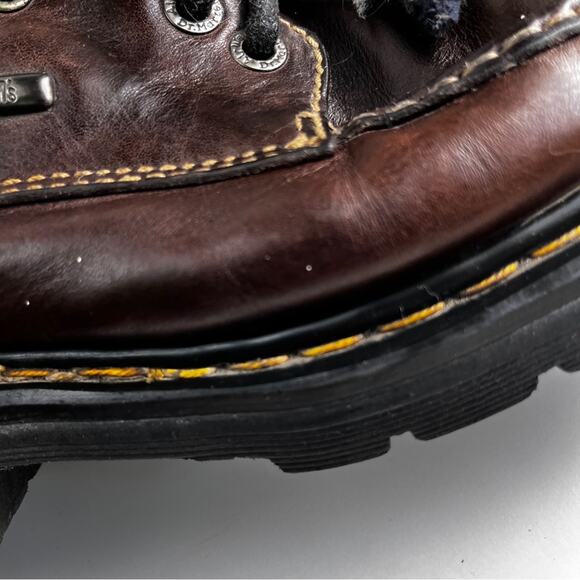 Vintage Dr. Martens Dark Brown Leather Ankle Boots size 7 - Picture 12 of 16